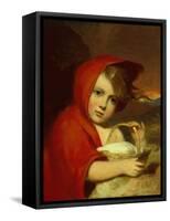 Little Red Riding Hood, 1864-Thomas Sully-Framed Stretched Canvas
