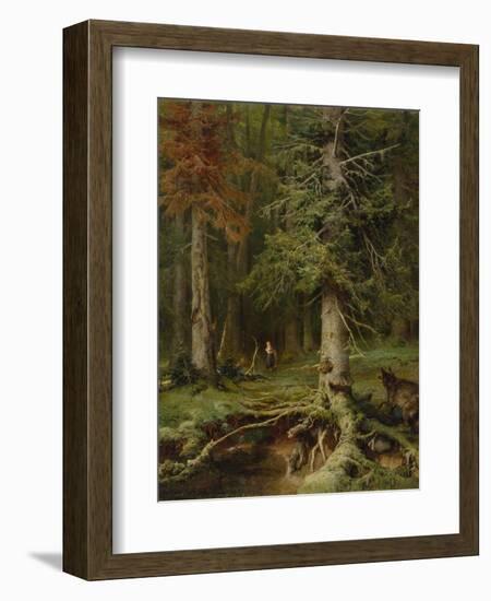 Little Red Riding Hood, 1887-Juli Julievich Klever-Framed Giclee Print