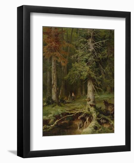 Little Red Riding Hood, 1887-Juli Julievich Klever-Framed Giclee Print