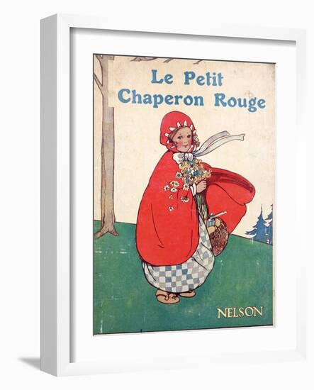 Little Red Riding Hood Book Cover-null-Framed Giclee Print