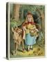 Little Red Riding Hood Forgets Her Mother's Advice and Talks to a Stranger -- the Wolf!-null-Stretched Canvas