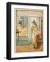 Little Red Riding Hood in Her Grandmother's House-Walter Crane-Framed Art Print