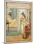 Little Red Riding Hood in Her Grandmother's House-Walter Crane-Mounted Art Print