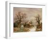 Little Red Riding Hood in the Snow, 19th Century-Charles Leaver-Framed Giclee Print