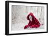 Little Red Riding Hood in Winter-Heike Willers-Framed Photographic Print