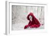 Little Red Riding Hood in Winter-Heike Willers-Framed Photographic Print