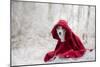 Little Red Riding Hood in Winter-Heike Willers-Mounted Photographic Print