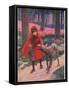 Little Red Riding Hood (Litho)-John Hassall-Framed Stretched Canvas