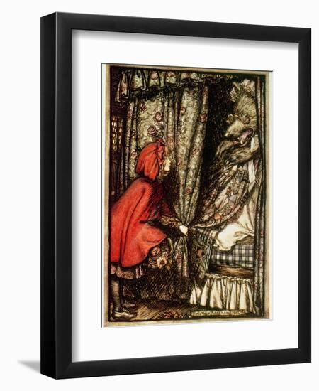 Little Red Riding Hood-Arthur Rackham-Framed Giclee Print