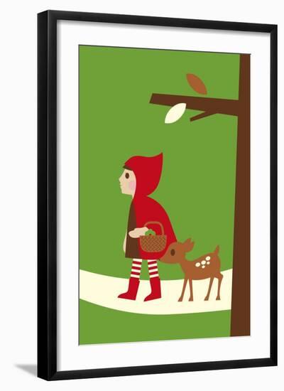 Little Red Riding Hood-Dicky Bird-Framed Giclee Print