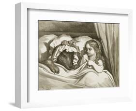 Little Red Riding Hood-Gustave Doré-Framed Giclee Print