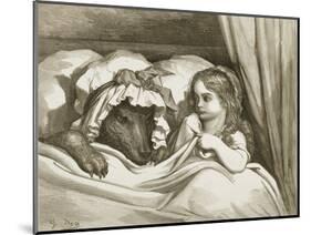 Little Red Riding Hood-Gustave Doré-Mounted Giclee Print