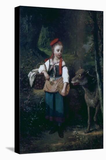 Little Red Riding Hood-Louis Cabaillot Lasalle-Stretched Canvas