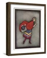 Little Red Riding Hood-Jennie Harbour-Framed Art Print