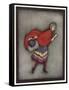Little Red Riding Hood-Jennie Harbour-Framed Stretched Canvas
