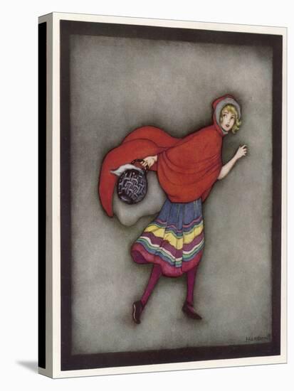 Little Red Riding Hood-Jennie Harbour-Stretched Canvas
