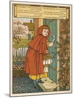 Little Red Riding Hood-Walter Crane-Mounted Art Print