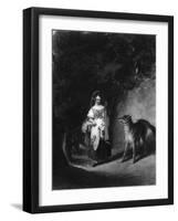 Little Red Riding Hood-JE Coombs-Framed Art Print