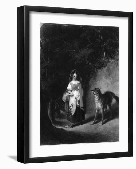 Little Red Riding Hood-JE Coombs-Framed Art Print