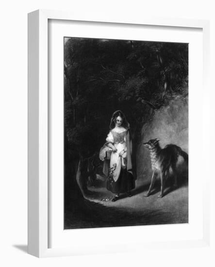 Little Red Riding Hood-JE Coombs-Framed Art Print