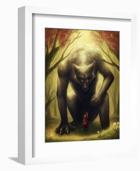 Little Red Riding Hood-JoJoesArt-Framed Giclee Print