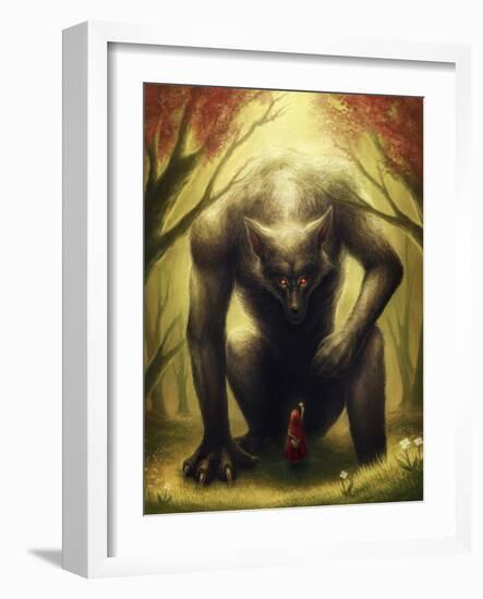 Little Red Riding Hood-JoJoesArt-Framed Giclee Print