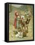 Little Red Riding Hood-John Lawson-Framed Stretched Canvas