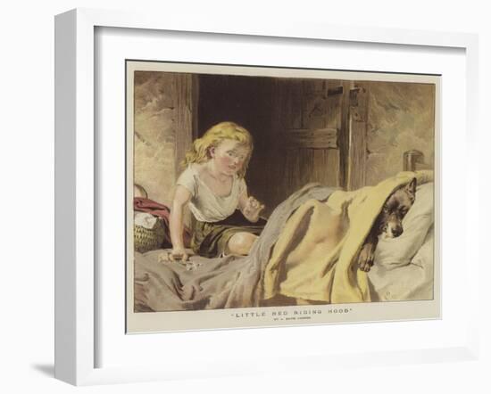 Little Red Riding Hood-null-Framed Giclee Print