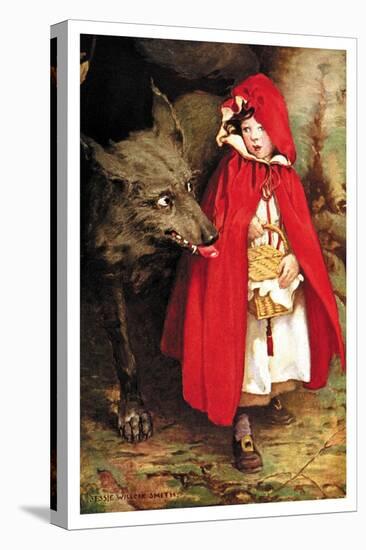 Little Red Riding Hood-Jessie Willcox-Smith-Stretched Canvas