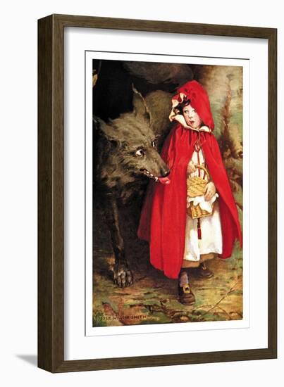 Little Red Riding Hood-Jessie Willcox-Smith-Framed Art Print