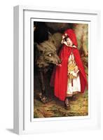 Little Red Riding Hood-Jessie Willcox-Smith-Framed Art Print