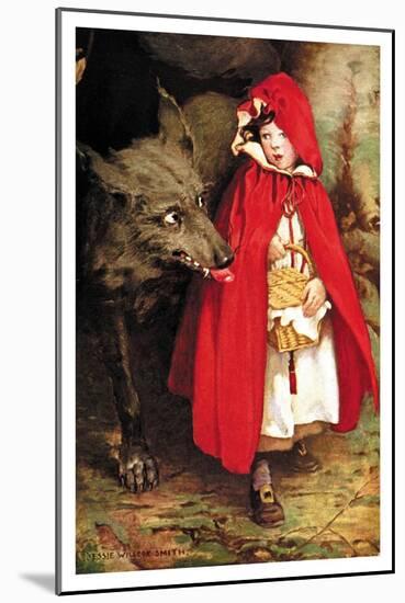 Little Red Riding Hood-Jessie Willcox-Smith-Mounted Art Print