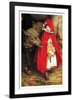 Little Red Riding Hood-Jessie Willcox-Smith-Framed Art Print