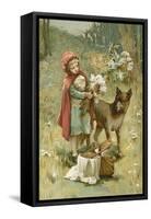 Little Red Riding Hood-John Lawson-Framed Stretched Canvas