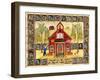 Little Red School House-Cheryl Bartley-Framed Giclee Print