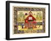 Little Red School House-Cheryl Bartley-Framed Giclee Print