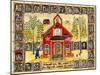 Little Red School House-Cheryl Bartley-Mounted Giclee Print