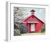 Little Red Schoolhouse-Elizabeth Kay-Framed Art Print