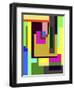 Little Red Square-Diana Ong-Framed Giclee Print