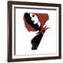 Little Red-Manuel Rebollo-Framed Art Print