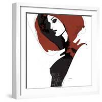 Little Red-Manuel Rebollo-Framed Art Print