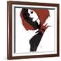 Little Red-Manuel Rebollo-Framed Art Print