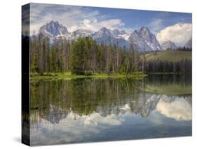 Little Redfish Lake, Sawtooth National Recreation Area, Idaho, USA-Jamie & Judy Wild-Stretched Canvas