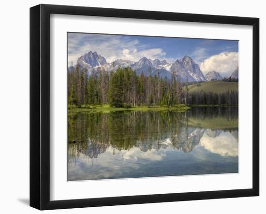 Little Redfish Lake, Sawtooth National Recreation Area, Idaho, USA-Jamie & Judy Wild-Framed Photographic Print