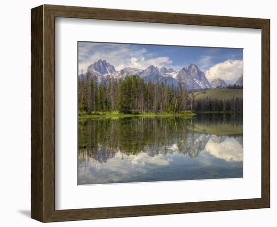 Little Redfish Lake, Sawtooth National Recreation Area, Idaho, USA-Jamie & Judy Wild-Framed Photographic Print