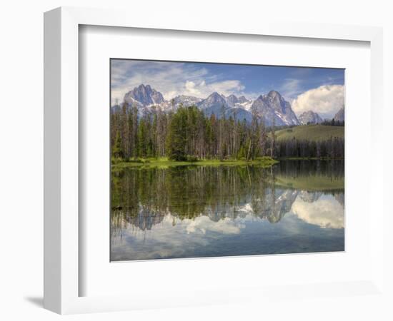 Little Redfish Lake, Sawtooth National Recreation Area, Idaho, USA-Jamie & Judy Wild-Framed Photographic Print