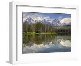 Little Redfish Lake, Sawtooth National Recreation Area, Idaho, USA-Jamie & Judy Wild-Framed Photographic Print