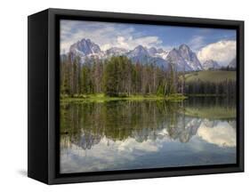 Little Redfish Lake, Sawtooth National Recreation Area, Idaho, USA-Jamie & Judy Wild-Framed Stretched Canvas