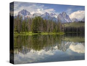 Little Redfish Lake, Sawtooth National Recreation Area, Idaho, USA-Jamie & Judy Wild-Stretched Canvas