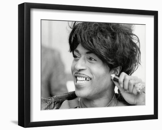 Little Richard Smiles-Associated Newspapers-Framed Photo